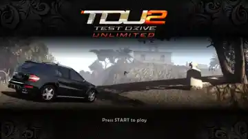 Test Drive Unlimited 2 (USA) screen shot title